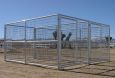 Dog Kennel 2 Run 6'x12'x6'H Heavy Duty Steel Construction