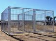 Dog Kennel 2 Run 6'x12'x6'H Heavy Duty Steel Construction