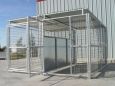Heavy Duty 2-Run Dog Kennel 5'x10'x6' Fight Guard and Roof