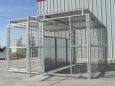 Heavy Duty 2-Run Dog Kennel 5'x10'x6' Fight Guard and Roof