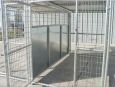 Heavy Duty 2-Run Dog Kennel 5'x10'x6' Fight Guard and Roof