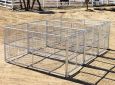 Heavy Duty Dog Kennel 3-Run 6'x12'x6'H Steel Construction