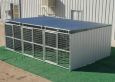 Dog Kennel Heavy Duty 3-Run 6'x12'x6' 3 Sides / Roof