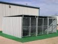 Dog Kennel Heavy Duty 3-Run 6'x12'x6' 3 Sides / Roof