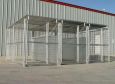 Heavy Duty Outside Dog Kennel 3 Run 5'X10'X6' w/Fight Guard
