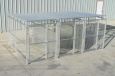 Heavy Duty Outside Dog Kennel 3 Run 5'X10'X6' w/Fight Guard