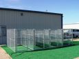Heavy Duty 4-Run Dog Kennel 5'x10'x6' w/Fight Guard Dividers