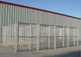 Heavy Duty 4-Run Dog Kennel 5'x10'x6' Steel Construction