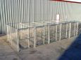 5-Run Heavy Duty Dog Kennel 5'x10'x6' Steel Wire Construction
