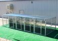 Heavy Duty 5-Run Dog Kennel 5'x10' w/ Fight Guard / Roof