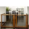 Convertible Elite Pet Gate 4 Panel Dog Pen Room Divider
