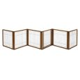 Convertible Elite Pet Gate 6 Panel Dog Pen Room Divider