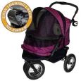 No-Zip Double Pet Stroller - The Ultimate in Design and Comfort
