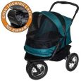 No-Zip Double Pet Stroller - The Ultimate in Design and Comfort