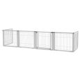Convertible Elite Freestanding Pet Gate Richell  6 Panel R94959