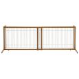 TakÃ© Freestanding Pet Gate Coffee Bean Bamboo R94180