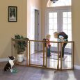 Premium Plus Pet Gate with Door Extra Wide R94904