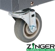 Removable Caster Wheels for Zinger Heavy Duty Dog Crates