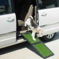 Natural-Step™ Pet Ramp with Poly Grass for Dog Comfort