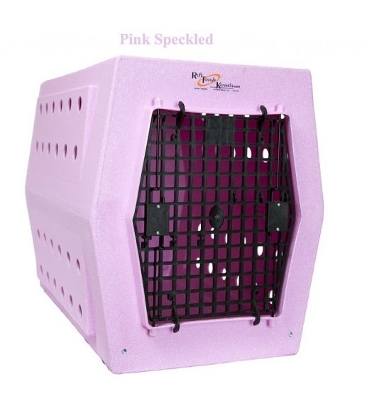 pink medium dog crate