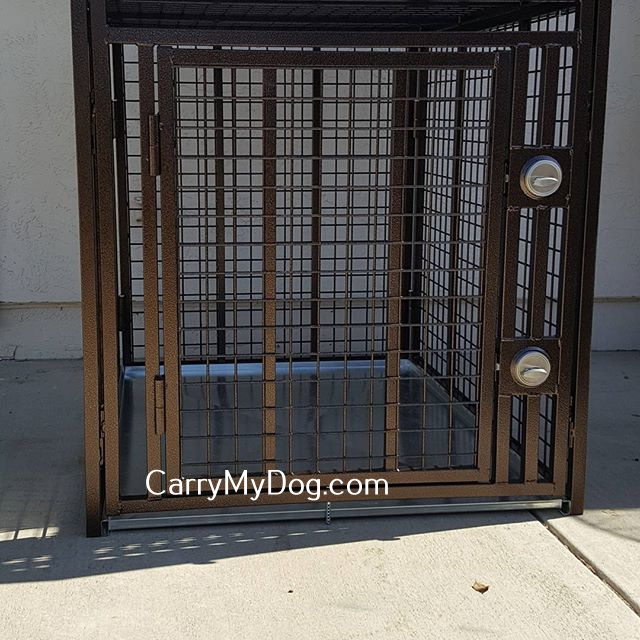 heavy duty dog crate Double deadbolts