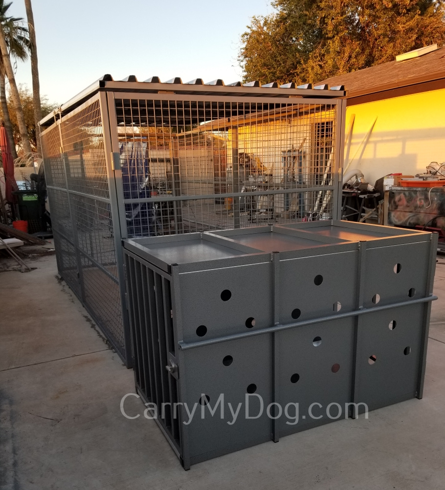 Xtreme Aquacrate comparasion to a 6x12 ft kennel