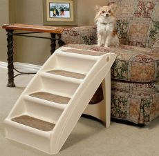 Economical PupSTEP Plus Dog Steps for Good Canine Health (CHOOSE STAIR SIZE: LARGE  24â€L x 16â€W x 20â€H)
