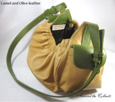 Dog Sling Carrier Model 1010 all Leather Plus Design Options (SELECT SLING SIZE: SMALL)