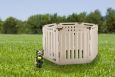 Indoor Outdoor Pet Gate & Pet Pen by Richell R94191 & 2