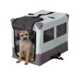 Canine Camper Sportable Gray Soft Crate by Midwest