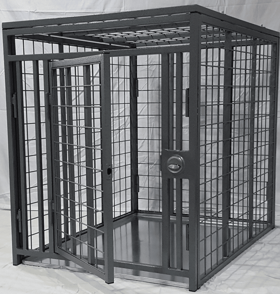 BINGOPAW Heavy Duty Metal Dog Cage Kennel – Large/XL/XXL – Indoor/Outdoor Use