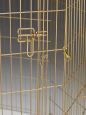 Gold Zinc Pet Exercise Pen - Steel Construction