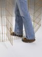 Gold Zinc Pet Exercise Pen - Steel Construction