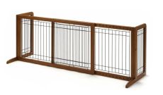 Freestanding Pet Gates by Richell Small & Large Sizes (FREESTANDING PET GATE: Freestanding Pet Gate Large Autumn Matte 39.8â€³ â€“ 71.3â€³ x 17.7â€³ R94136)