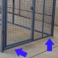 Commercial Quality Outside Dog Kennels Single Runs