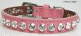 High Fashion Bling Leather Dog Collars Swarovski Crystals