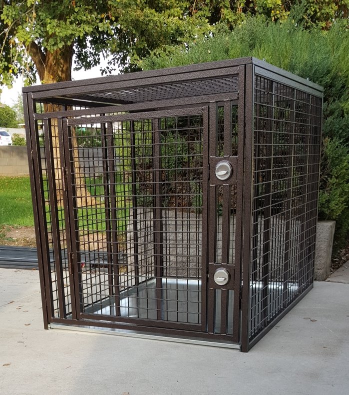 heavy duty steel dog crate