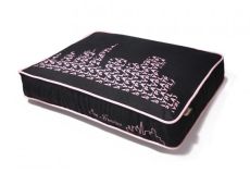 Rectangular Luxury Designer Dog Beds The Artist Collection (SELECT DESIGNER BED SIZE: SMALL  28â€ x 20â€ x 4â€)